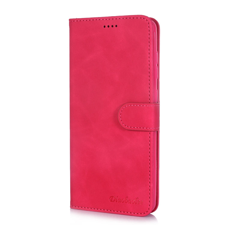 For Galaxy A71 Diaobaolee Pure Fresh Grain Horizontal Flip Leather Case with Holder & Card Slots