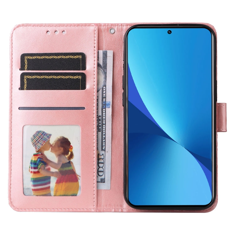 For Xiaomi 12 Lite Embossed Sunflower Leather Phone Case