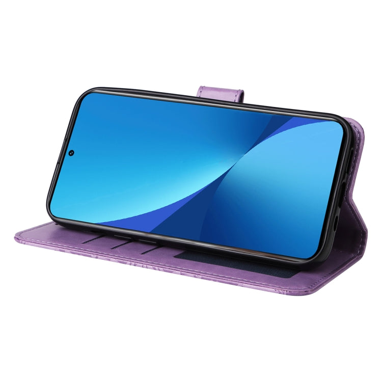 For Xiaomi 12 Lite Embossed Sunflower Leather Phone Case