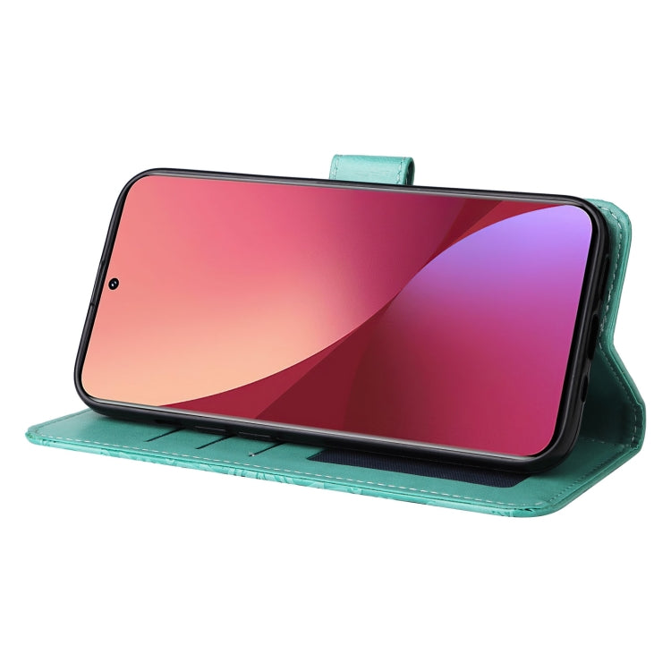 For Xiaomi 12 / 12X Embossed Sunflower Leather Phone Case