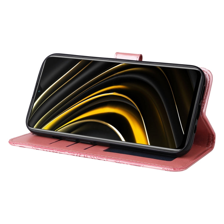 For Xiaomi Poco M3 / Redmi 9T / Redmi 9 Power Embossed Sunflower Leather Phone Case