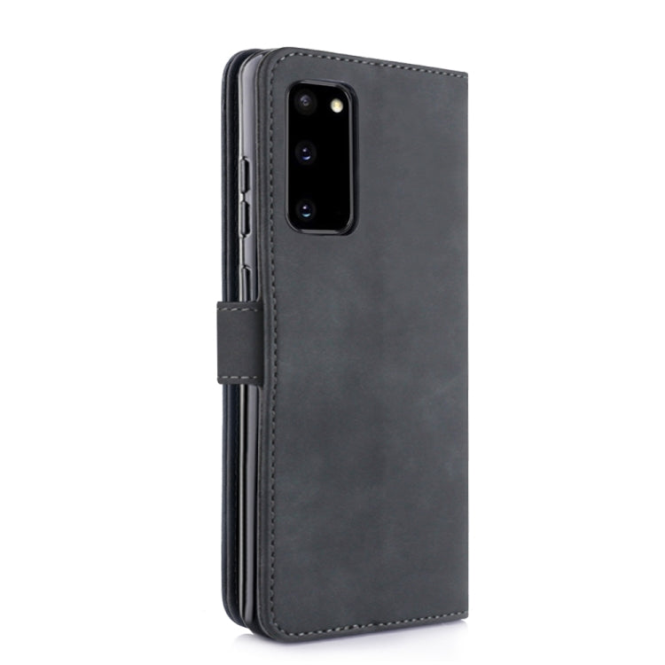 For Galaxy S20 Diaobaolee Pure Fresh Grain Horizontal Flip Leather Case with Holder & Card Slots