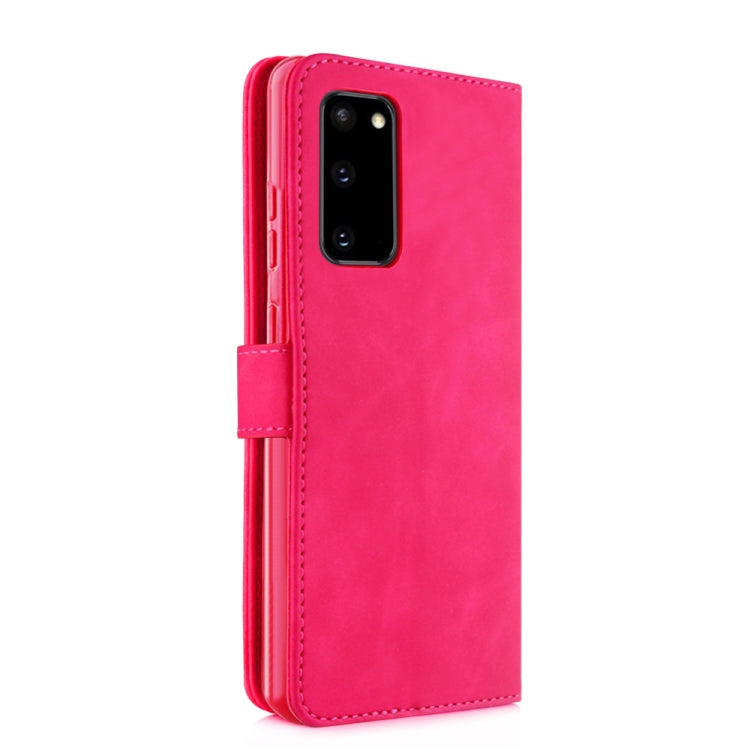 For Galaxy S20 Diaobaolee Pure Fresh Grain Horizontal Flip Leather Case with Holder & Card Slots