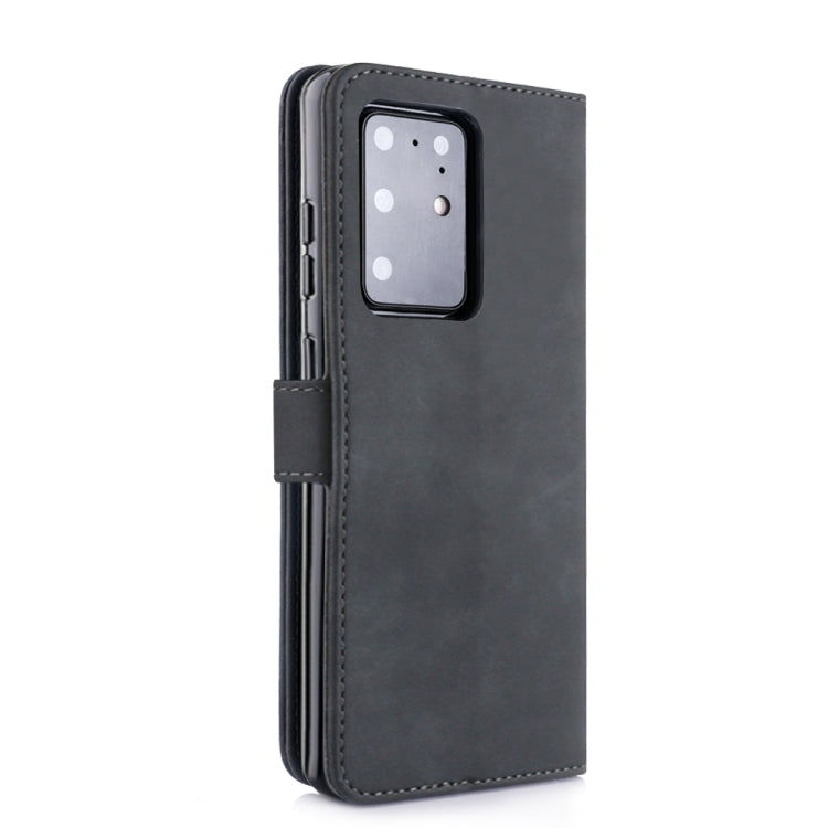 For Galaxy S20+ Diaobaolee Pure Fresh Grain Horizontal Flip Leather Case with Holder & Card Slots