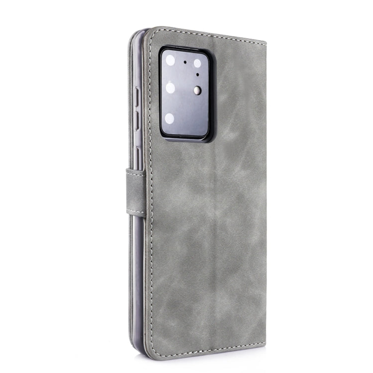 For Galaxy S20+ Diaobaolee Pure Fresh Grain Horizontal Flip Leather Case with Holder & Card Slots