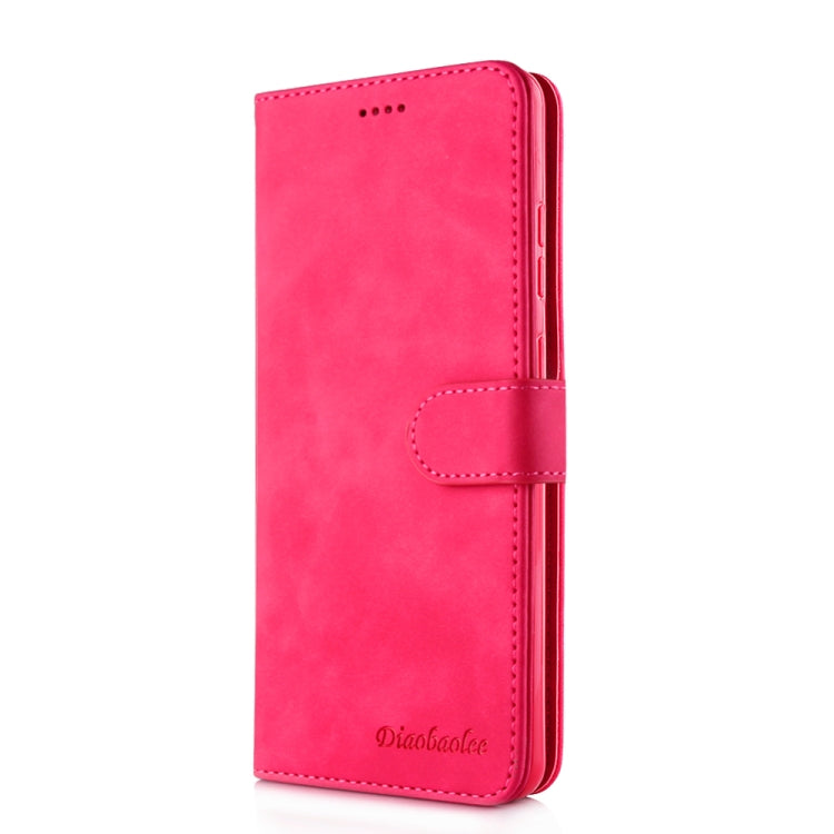 For Galaxy S20 Ultra Diaobaolee Pure Fresh Grain Horizontal Flip Leather Case with Holder & Card Slots