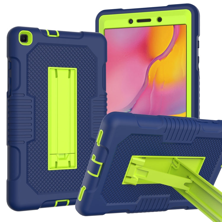 For Samsung Galaxy Tab A 8.0 2019 T290 Contrast Color Robot Shockproof Silicone + PC Tablet Case