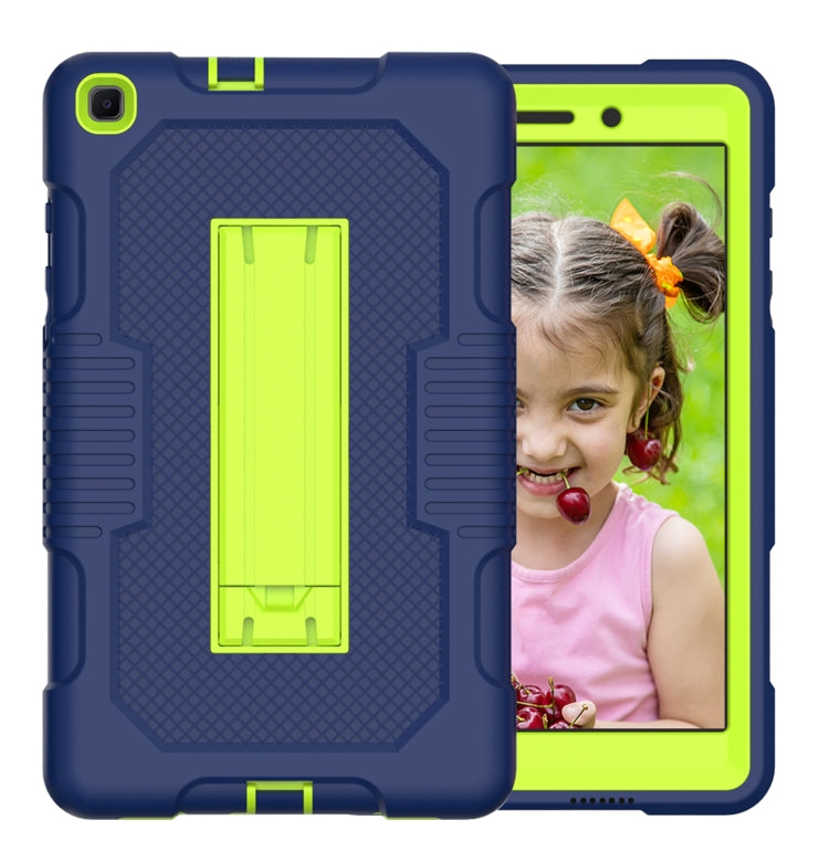 For Samsung Galaxy Tab A 8.0 2019 T290 Contrast Color Robot Shockproof Silicone + PC Tablet Case
