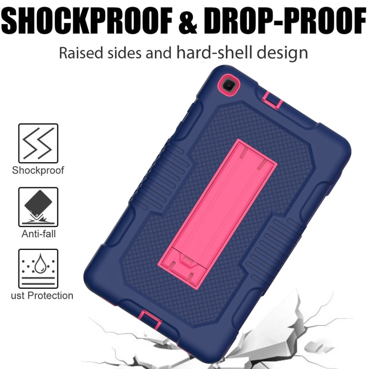 For Samsung Galaxy Tab A 8.0 2019 T290 Contrast Color Robot Shockproof Silicone + PC Tablet Case
