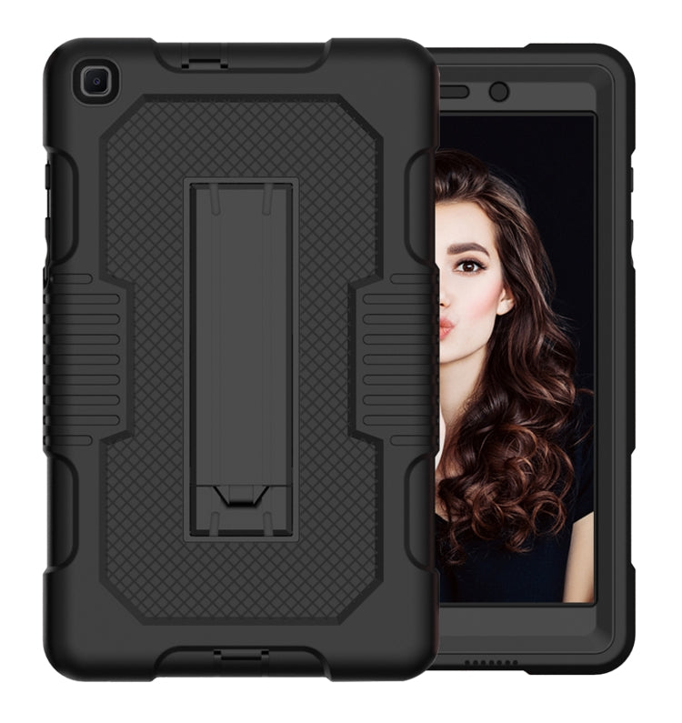 For Samsung Galaxy Tab A 8.0 2019 T290 Contrast Color Robot Shockproof Silicone + PC Tablet Case