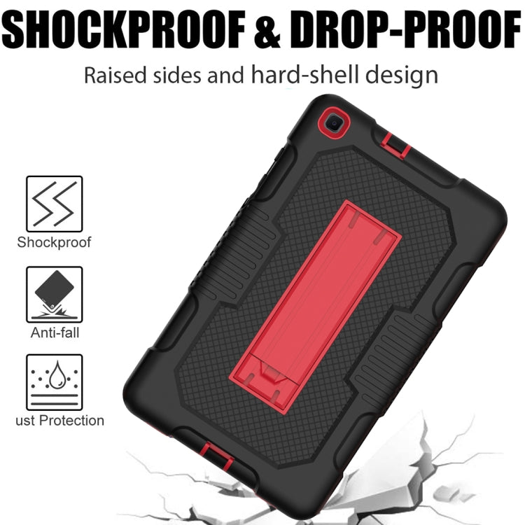 For Samsung Galaxy Tab A 8.0 2019 T290 Contrast Color Robot Shockproof Silicone + PC Tablet Case