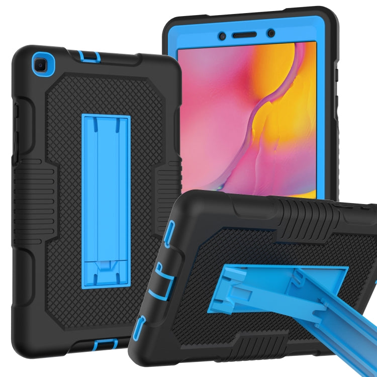 For Samsung Galaxy Tab A 8.0 2019 T290 Contrast Color Robot Shockproof Silicone + PC Tablet Case