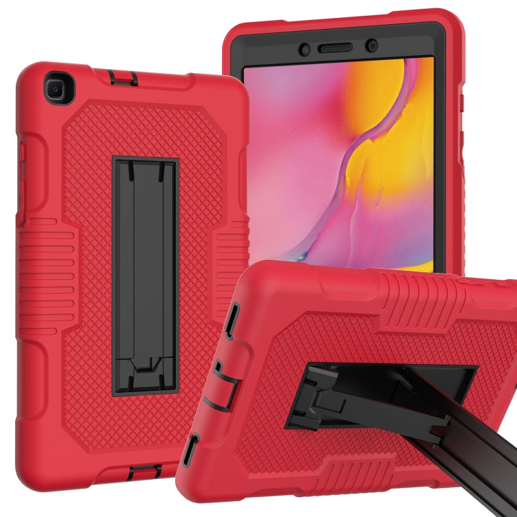 For Samsung Galaxy Tab A 8.0 2019 T290 Contrast Color Robot Shockproof Silicone + PC Tablet Case