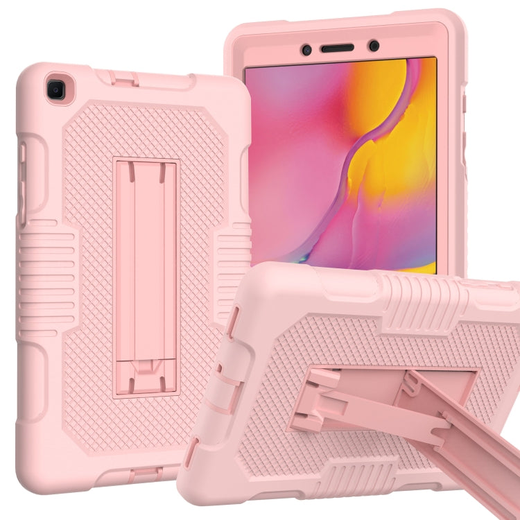 For Samsung Galaxy Tab A 8.0 2019 T290 Contrast Color Robot Shockproof Silicone + PC Tablet Case