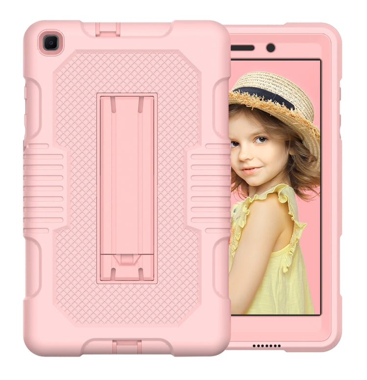 For Samsung Galaxy Tab A 8.0 2019 T290 Contrast Color Robot Shockproof Silicone + PC Tablet Case