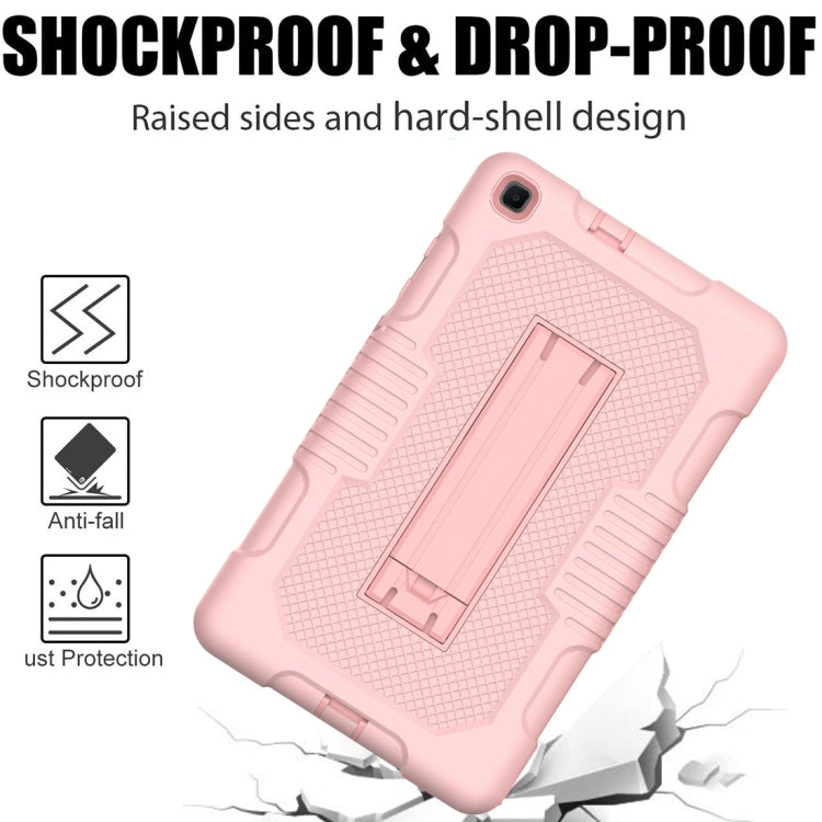 For Samsung Galaxy Tab A 8.0 2019 T290 Contrast Color Robot Shockproof Silicone + PC Tablet Case