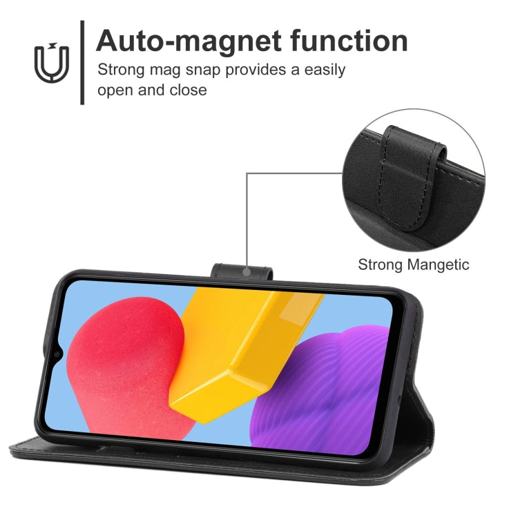For Samsung Galaxy M13 4G Leather Phone Case