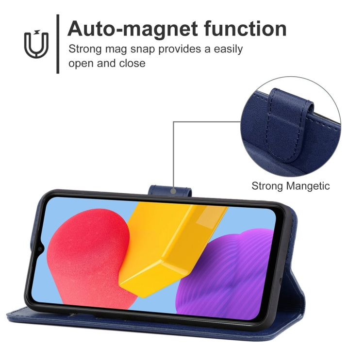 For Samsung Galaxy M13 4G Leather Phone Case