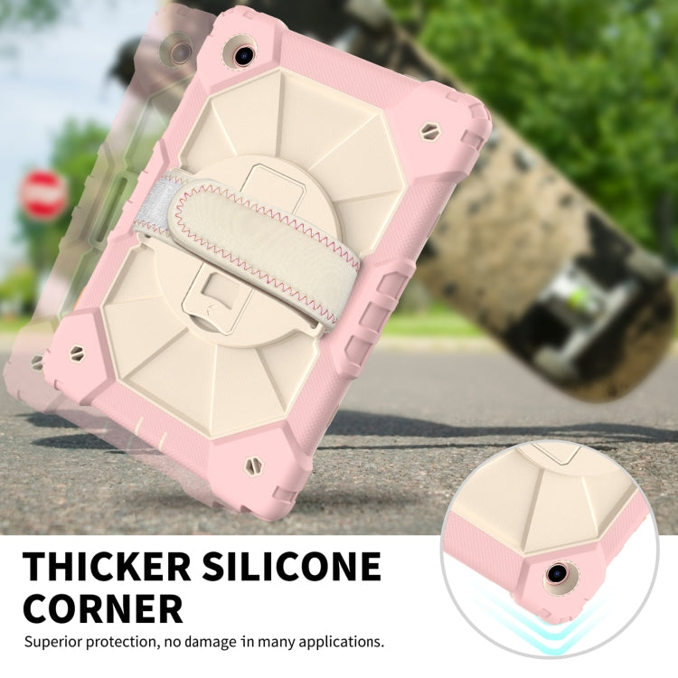 For Samsung Galaxy Tab A8 10.5 2021 X200 Contrast Color Robot Silicone + PC Tablet Case