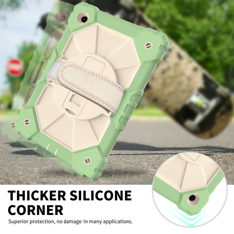 For Samsung Galaxy Tab A8 10.5 2021 X200 Contrast Color Robot Silicone + PC Tablet Case