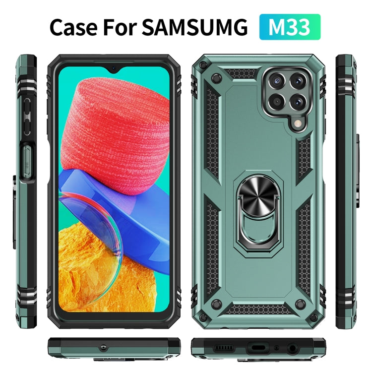 For Samsung Galaxy M33 5G Shockproof TPU + PC Phone Case