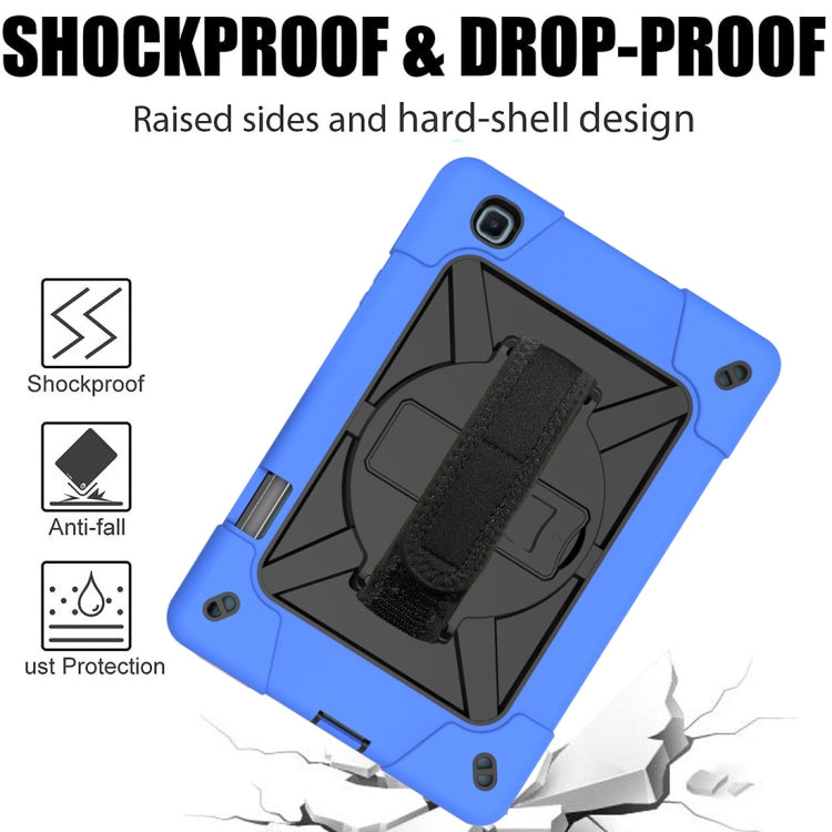 For Samsung Galaxy Tab S6 Lite P610 Contrast Color Robot Silicone + PC Tablet Case
