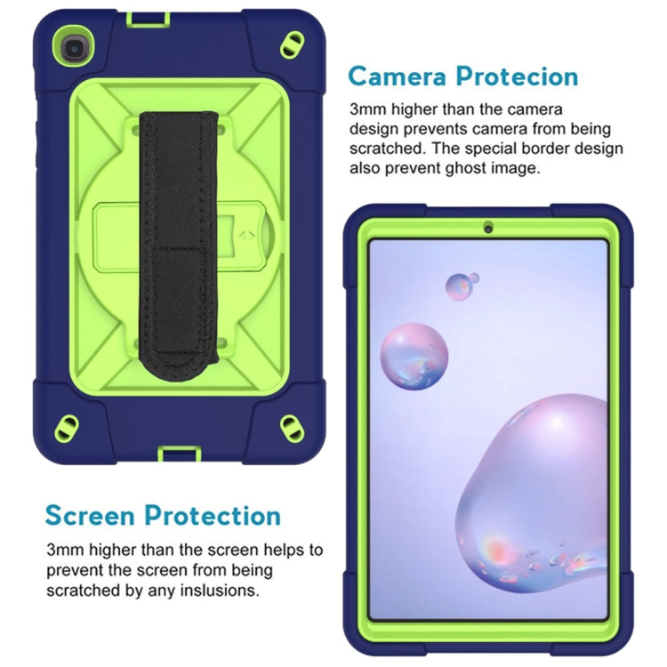 For Samsung Galaxy Tab A 8.4 T307 Contrast Color Robot Silicone + PC Tablet Case