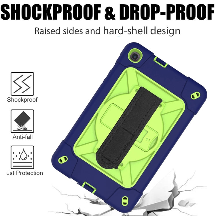 For Samsung Galaxy Tab A 8.4 T307 Contrast Color Robot Silicone + PC Tablet Case