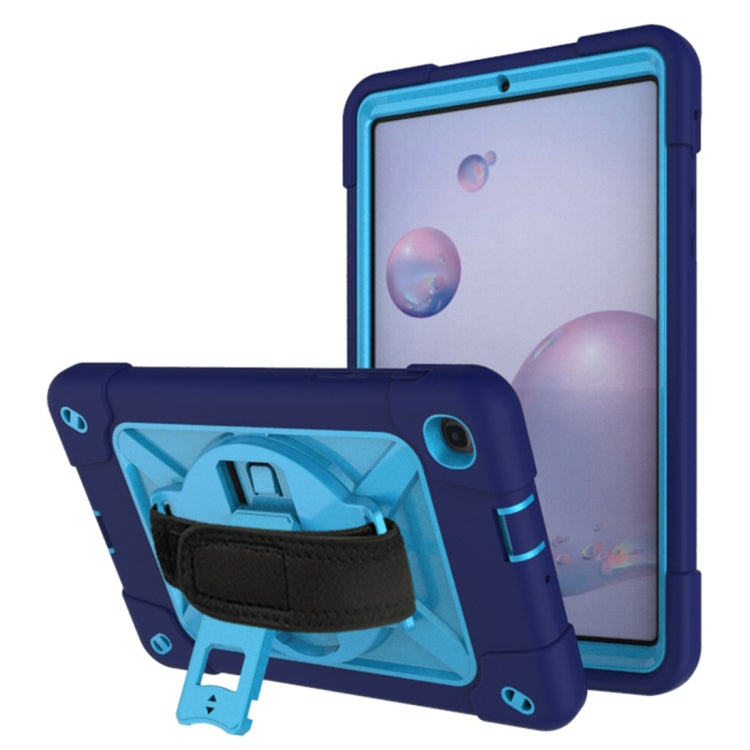 For Samsung Galaxy Tab A 8.4 T307 Contrast Color Robot Silicone + PC Tablet Case