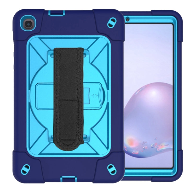 For Samsung Galaxy Tab A 8.4 T307 Contrast Color Robot Silicone + PC Tablet Case
