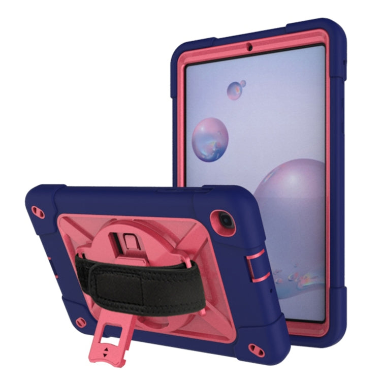 For Samsung Galaxy Tab A 8.4 T307 Contrast Color Robot Silicone + PC Tablet Case
