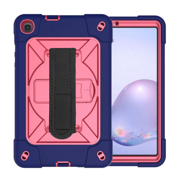 For Samsung Galaxy Tab A 8.4 T307 Contrast Color Robot Silicone + PC Tablet Case