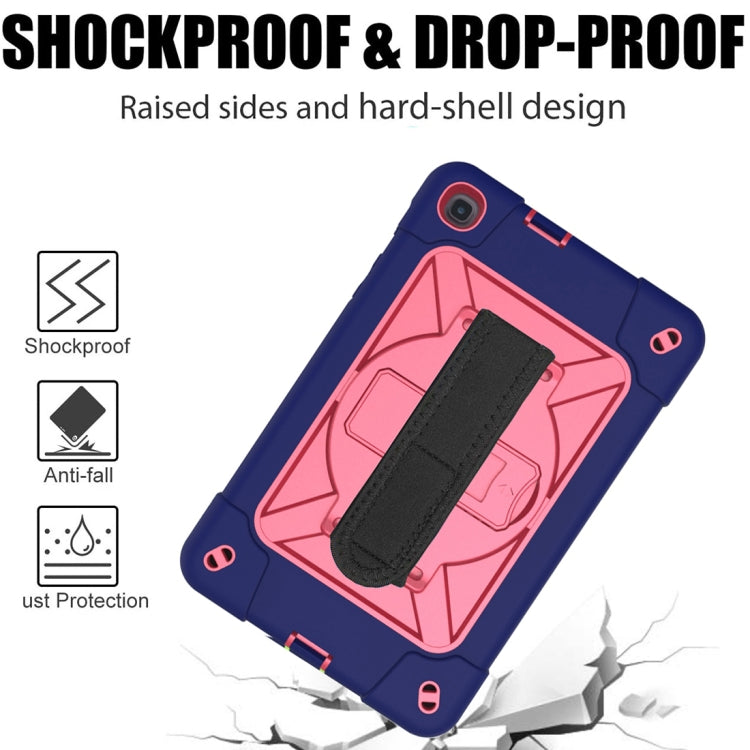 For Samsung Galaxy Tab A 8.4 T307 Contrast Color Robot Silicone + PC Tablet Case