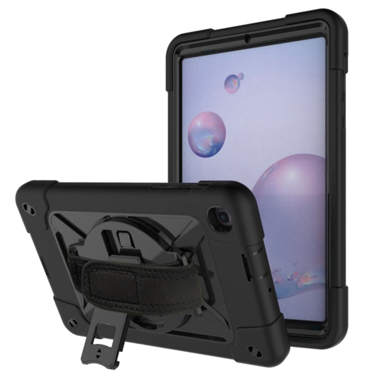 For Samsung Galaxy Tab A 8.4 T307 Contrast Color Robot Silicone + PC Tablet Case
