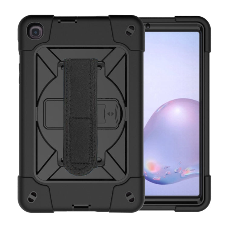 For Samsung Galaxy Tab A 8.4 T307 Contrast Color Robot Silicone + PC Tablet Case