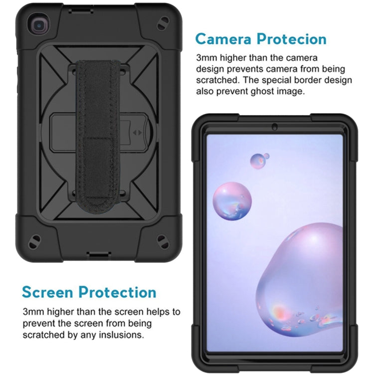 For Samsung Galaxy Tab A 8.4 T307 Contrast Color Robot Silicone + PC Tablet Case