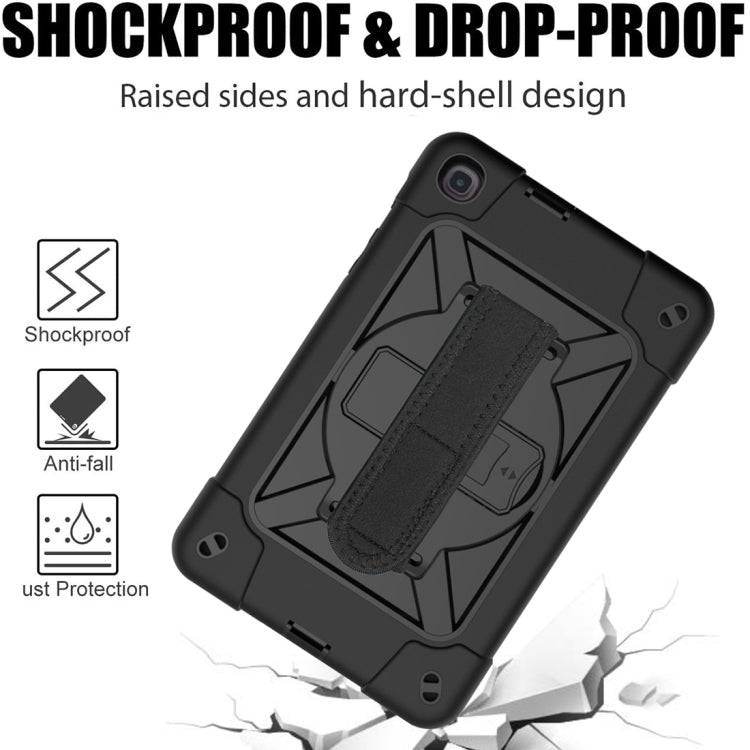 For Samsung Galaxy Tab A 8.4 T307 Contrast Color Robot Silicone + PC Tablet Case