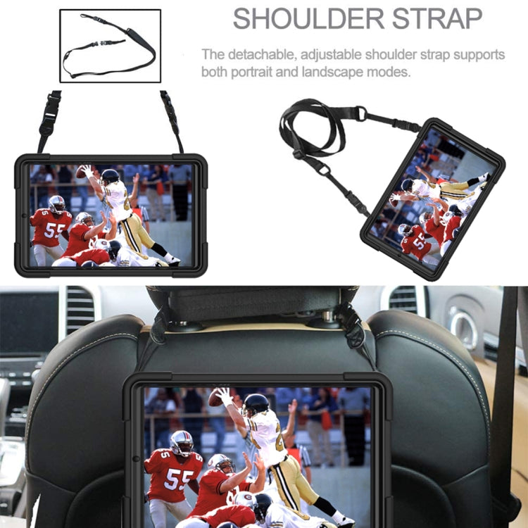 For Samsung Galaxy Tab A 8.4 T307 Contrast Color Robot Silicone + PC Tablet Case