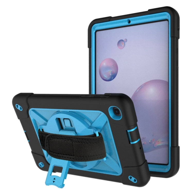 For Samsung Galaxy Tab A 8.4 T307 Contrast Color Robot Silicone + PC Tablet Case