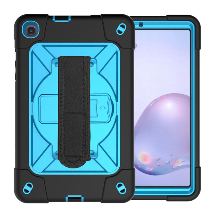 For Samsung Galaxy Tab A 8.4 T307 Contrast Color Robot Silicone + PC Tablet Case