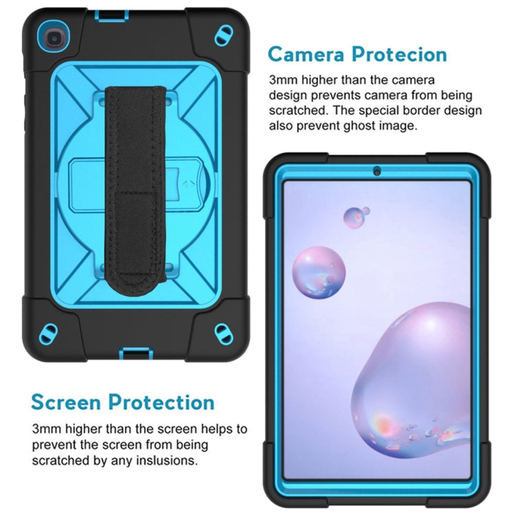 For Samsung Galaxy Tab A 8.4 T307 Contrast Color Robot Silicone + PC Tablet Case