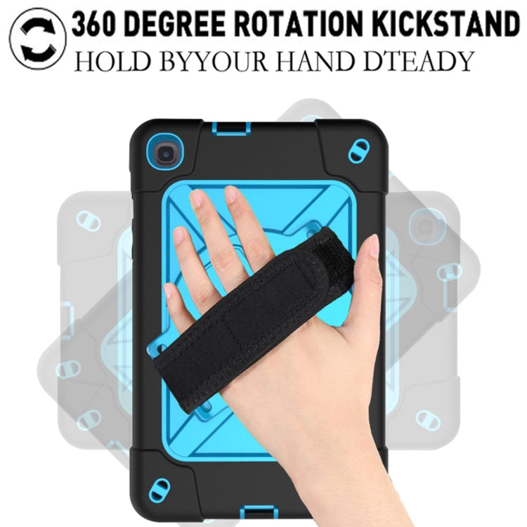 For Samsung Galaxy Tab A 8.4 T307 Contrast Color Robot Silicone + PC Tablet Case