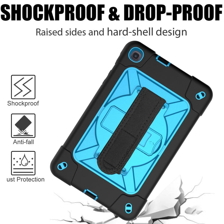 For Samsung Galaxy Tab A 8.4 T307 Contrast Color Robot Silicone + PC Tablet Case