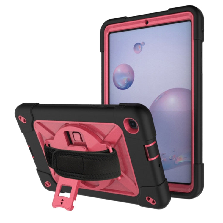 For Samsung Galaxy Tab A 8.4 T307 Contrast Color Robot Silicone + PC Tablet Case