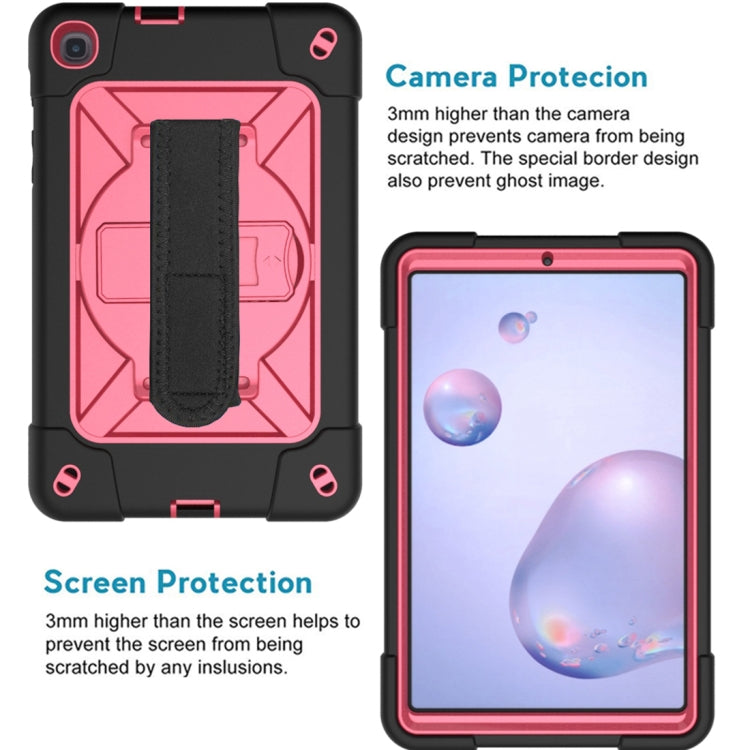 For Samsung Galaxy Tab A 8.4 T307 Contrast Color Robot Silicone + PC Tablet Case