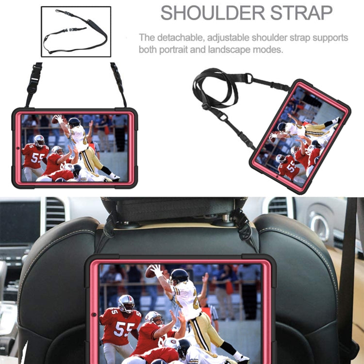 For Samsung Galaxy Tab A 8.4 T307 Contrast Color Robot Silicone + PC Tablet Case