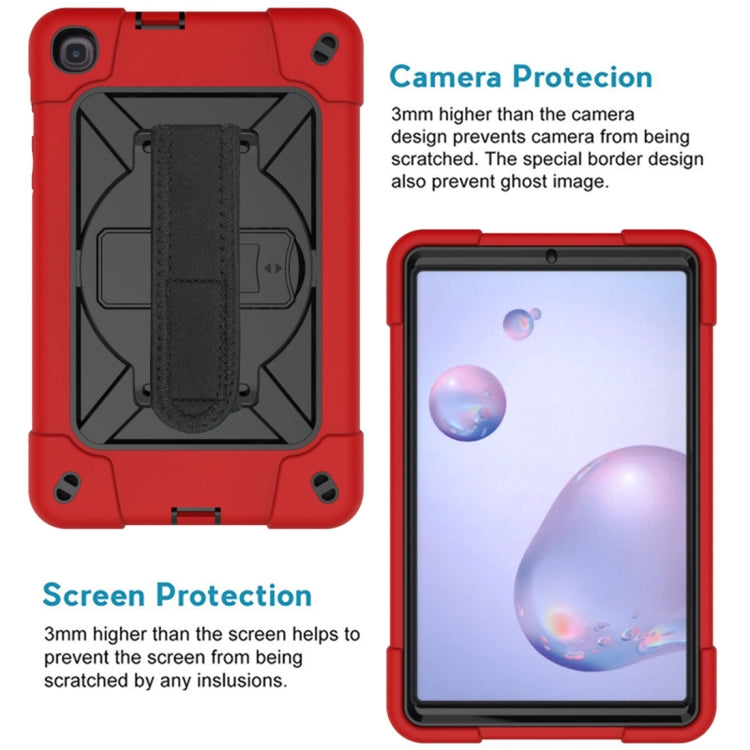 For Samsung Galaxy Tab A 8.4 T307 Contrast Color Robot Silicone + PC Tablet Case