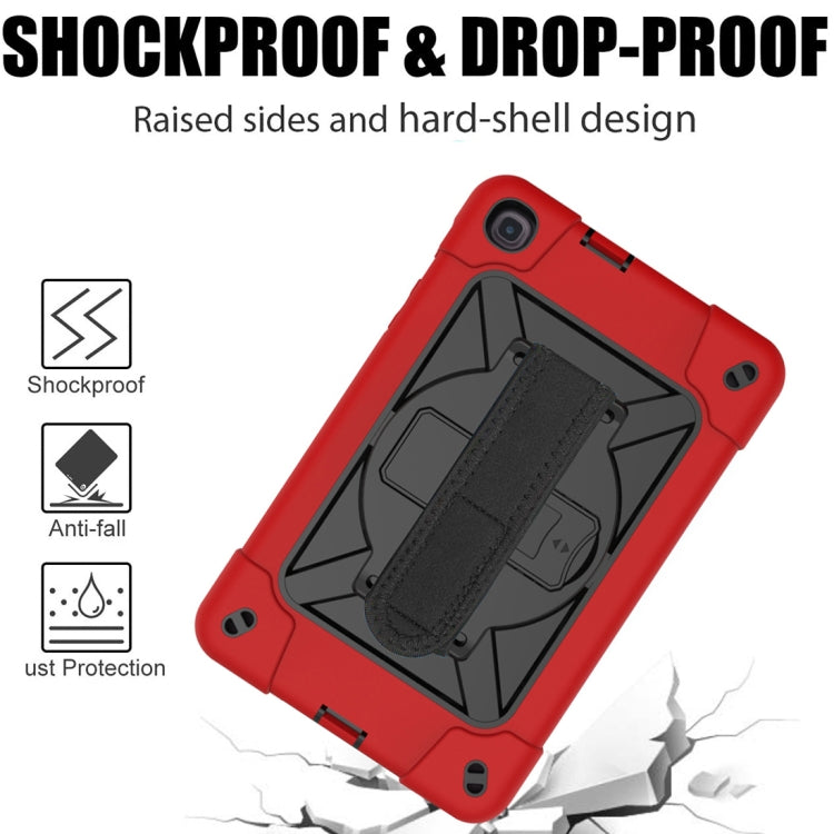 For Samsung Galaxy Tab A 8.4 T307 Contrast Color Robot Silicone + PC Tablet Case