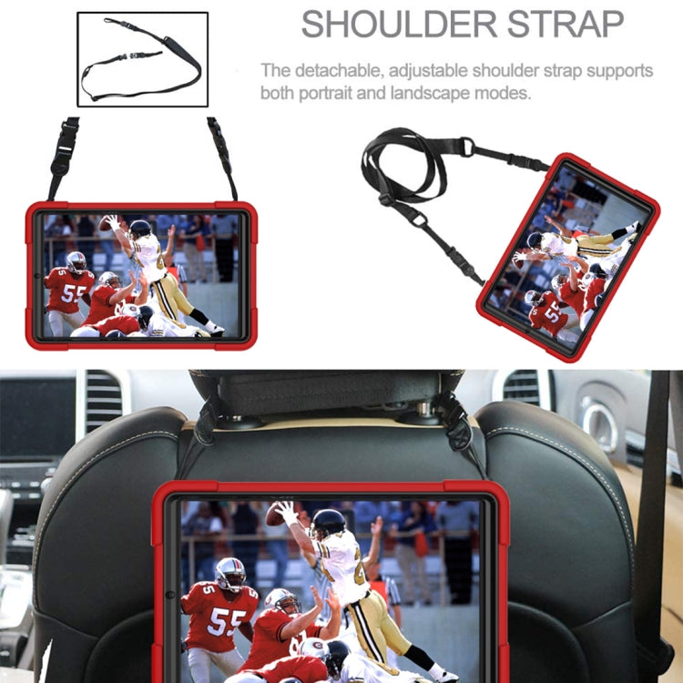 For Samsung Galaxy Tab A 8.4 T307 Contrast Color Robot Silicone + PC Tablet Case