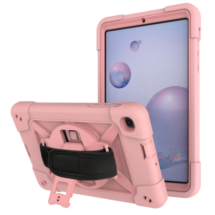 For Samsung Galaxy Tab A 8.4 T307 Contrast Color Robot Silicone + PC Tablet Case